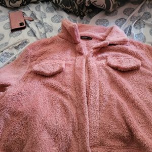 3x pink teddy sweater